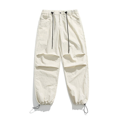 “Men’s Wide - Leg Ice Silk Overalls – Lightweight & Quick - Drying Casual Pants” - MH TRENDS & STYLES