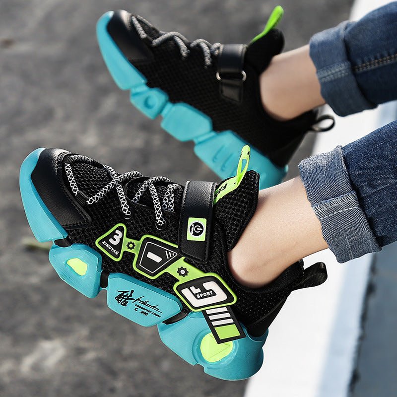 Mesh Fly Woven Velcro Breathable Sneakers - MH TRENDS & STYLES