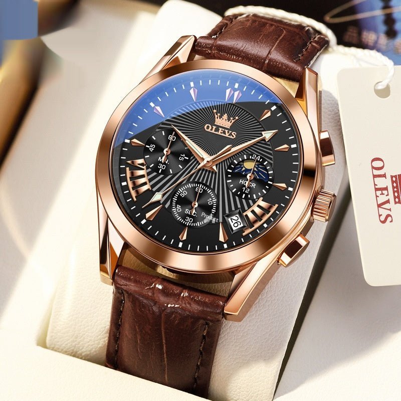 Multifunction Quartz Watch Timing With Calendar For Men - MH TRENDS & STYLES