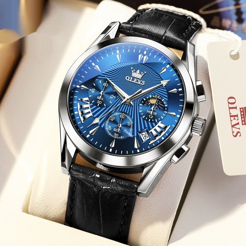 Multifunction Quartz Watch Timing With Calendar For Men - MH TRENDS & STYLES