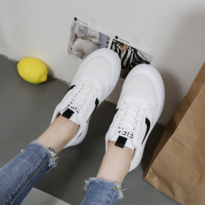 New ins sneakers female Korean version of ulzzang Harajuku autumn shoes - MH TRENDS & STYLES