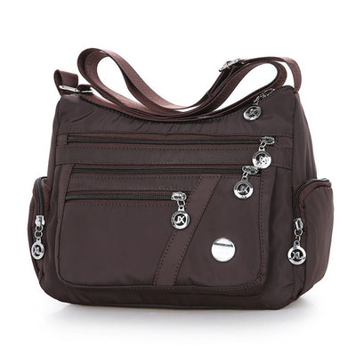 Nylon Multi - Compartment Casual One - Shoulder Messenger Bag - MH TRENDS & STYLES