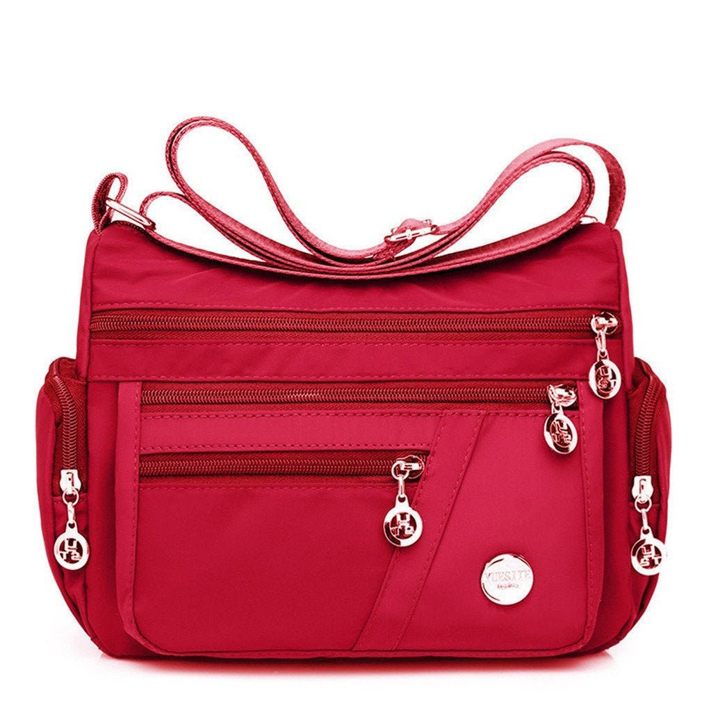 Nylon Multi - Compartment Casual One - Shoulder Messenger Bag - MH TRENDS & STYLES