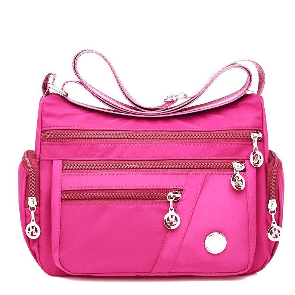 Nylon Multi - Compartment Casual One - Shoulder Messenger Bag - MH TRENDS & STYLES