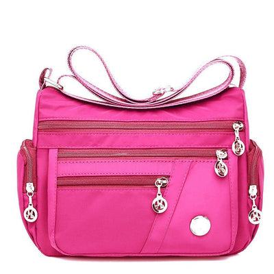 Nylon Multi - Compartment Casual One - Shoulder Messenger Bag - MH TRENDS & STYLES