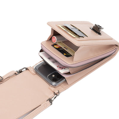 Rivet Design Shoulder Bags Mobile Phone Handbag Solid Color Crossbody Bags Women - MH TRENDS & STYLES