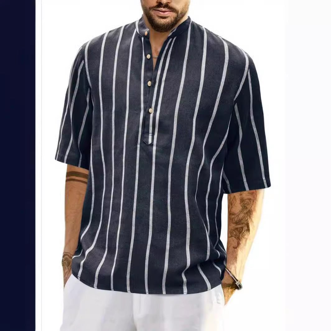 Summer Men's Clothing Short Sleeve Shirt - MH TRENDS & STYLES