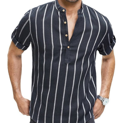 Summer Men's Clothing Short Sleeve Shirt - MH TRENDS & STYLES