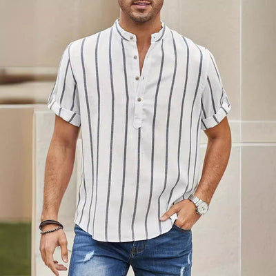 Summer Men's Clothing Short Sleeve Shirt - MH TRENDS & STYLES