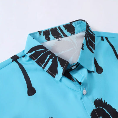 Summer Men's Short - sleeved Shirt Pants Suit - MH TRENDS & STYLES