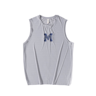Summer New Letter Print Sleeveless T-shirt Men - MH TRENDS & STYLES