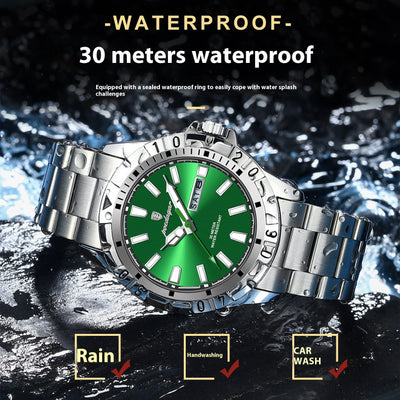 Swiss Brand Waterproof Fashion New Men's Super Strong Luminous Watch - MH TRENDS & STYLES