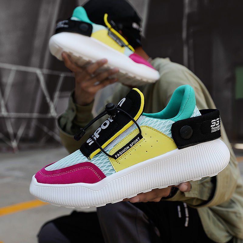 Trendy Elevated Casual Sneakers | Unisex Lightweight Fashion Shoes for Daily Wear - MH TRENDS & STYLES