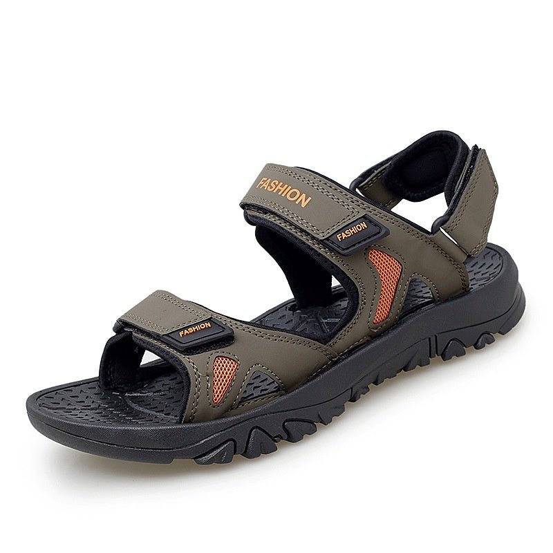 Velcro Sandals Men Summer Breathable Beach Shoes - MH TRENDS & STYLES