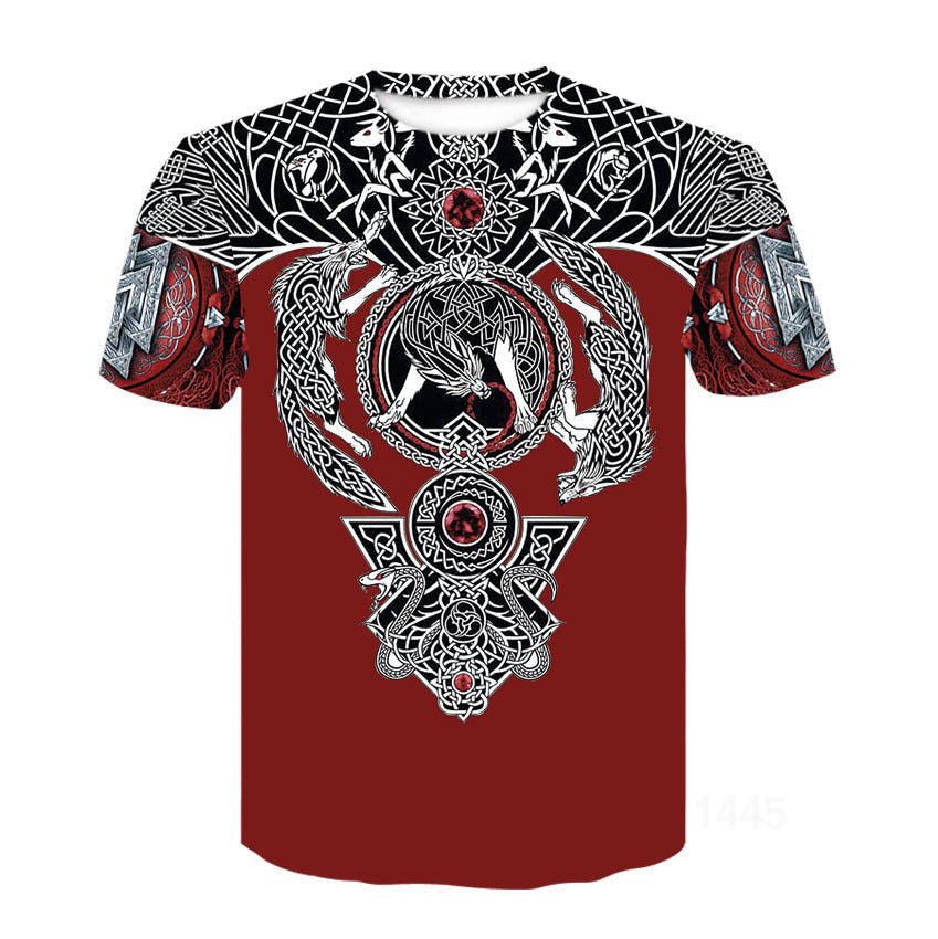 Viking Tattoo T-Shirt | Men’s Fashion Style - MH TRENDS & STYLES