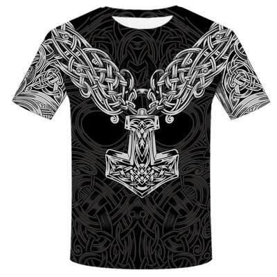 Viking Tattoo T-Shirt | Men’s Fashion Style - MH TRENDS & STYLES