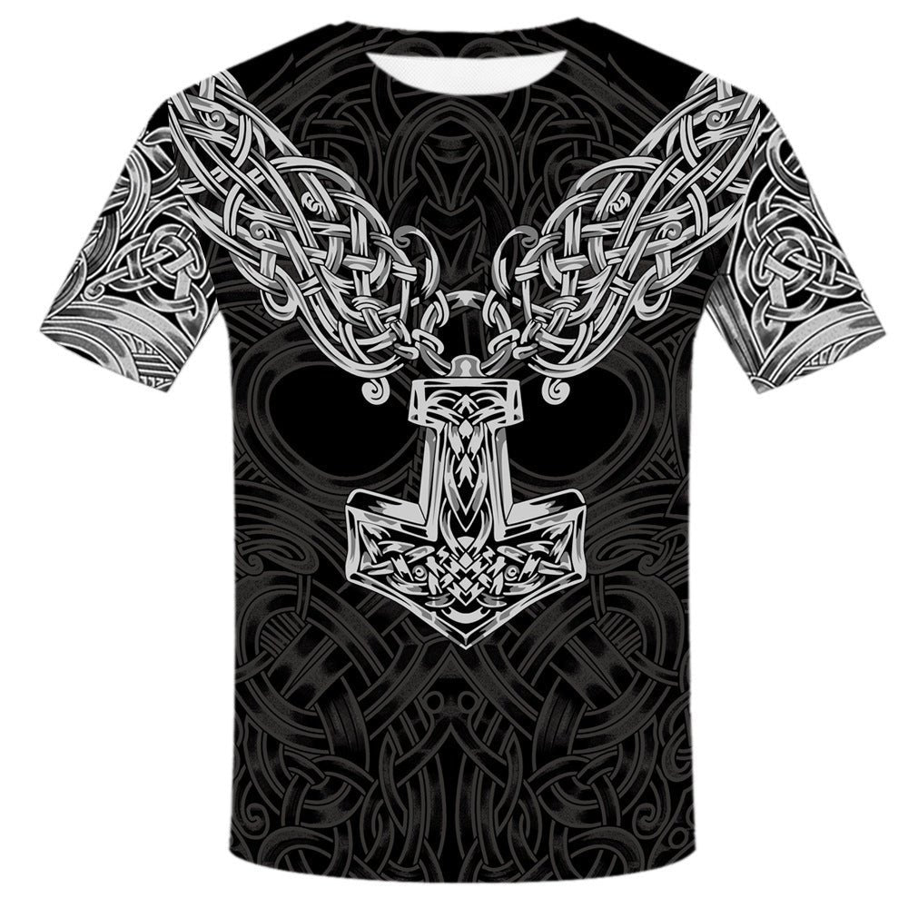 Viking Tattoo T-Shirt | Men’s Fashion Style - MH TRENDS & STYLES