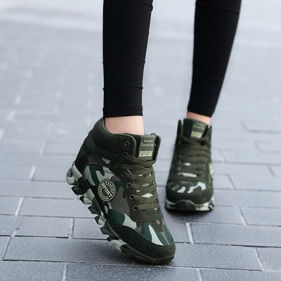 Women's Casual Camouflage Increased Sneakers - MH TRENDS & STYLES