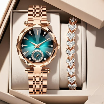 Women's Casual Simple Quartz Watch With Diamond - MH TRENDS & STYLES