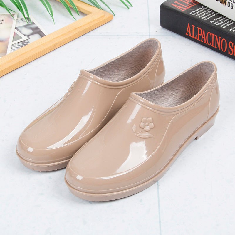 Women's Flat Non - slip Short Rain Boots - MH TRENDS & STYLES