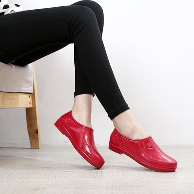 Women's Flat Non - slip Short Rain Boots - MH TRENDS & STYLES