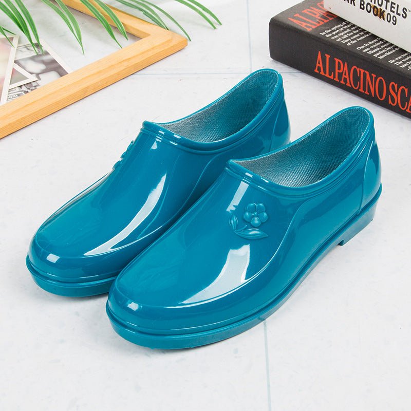 Women's Flat Non - slip Short Rain Boots - MH TRENDS & STYLES