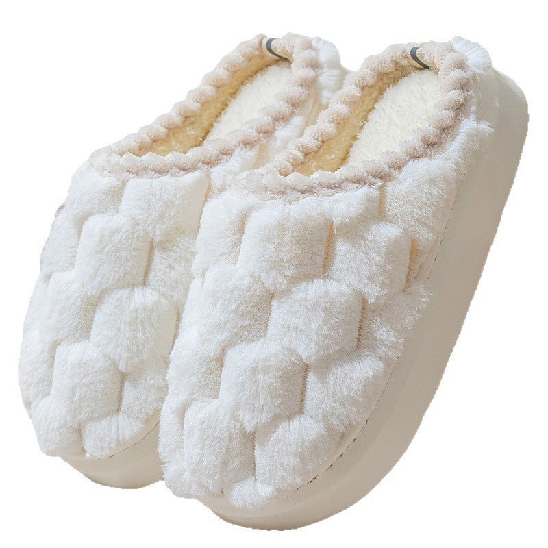 Women's Indoor Non - slip Thick Bottom And Warm Keeping Cotton Slippers - MH TRENDS & STYLES