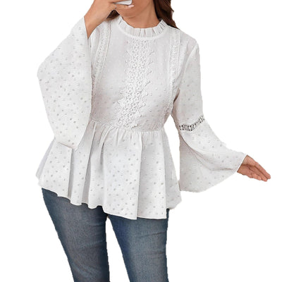 Women's Solid Color Casual Fashion Long Sleeve Shirt - MH TRENDS & STYLES