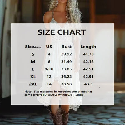 Women's Solid Color V - Neck Slip Dress With Asymmetrical Hem & Lace Trim - Bohemian Midi Dress For Summer - MH TRENDS & STYLES