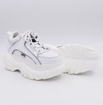 Women’s White Platform Sneakers – Trendy, Lightweight & Comfy Shoes - MH TRENDS & STYLES