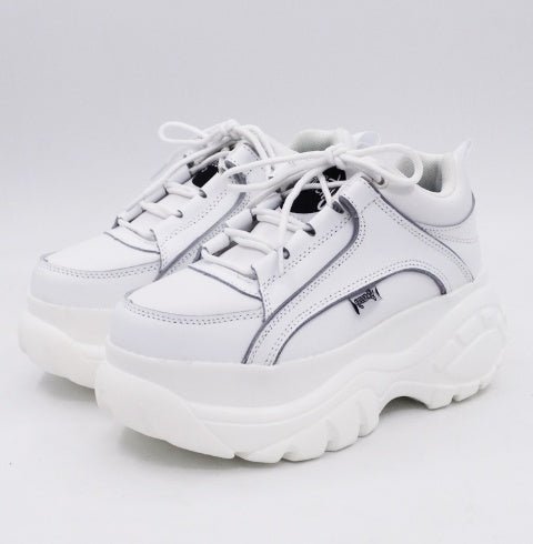 Women’s White Platform Sneakers – Trendy, Lightweight & Comfy Shoes - MH TRENDS & STYLES