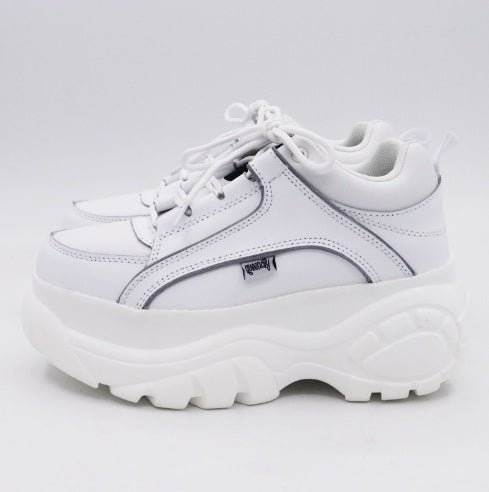 Women’s White Platform Sneakers – Trendy, Lightweight & Comfy Shoes - MH TRENDS & STYLES