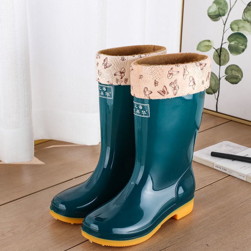 Wool Cotton Warm Non - slip Rain Boots - MH TRENDS & STYLES