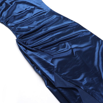 YL24531 Satin Sexy Slit Camisole Gown Dress Women - MH TRENDS & STYLES